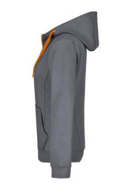 Ladies' Doubleface Jacket, carbon/orange – James & Nicholson (2)