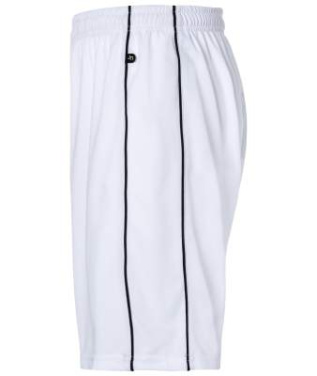 Basic Team Shorts, white/black – James & Nicholson (2)