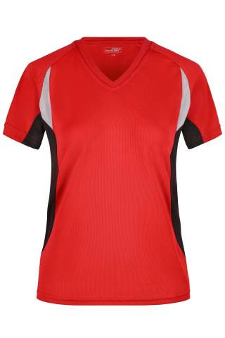 Ladies' Running-T, red/black - James & Nicholson (1)