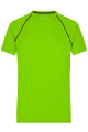 Men's Sports T-Shirt, bright-green/black
