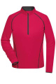 Ladies' Sports Shirt Long-Sleeved, bright-pink/titan