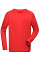 Men's Sports Shirt Long-Sleeved GRS, bright-red