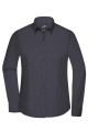 Ladies' Shirt Long-Sleeved Poplin, carbon