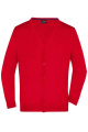 Men's V-Neck Cardigan, red