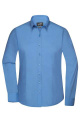 Ladies' Shirt Long-Sleeved Poplin, aqua