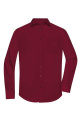 Men's Shirt Long-Sleeved Poplin, wine