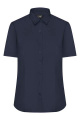 Ladies' Shirt Short-Sleeved Poplin, navy