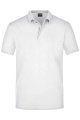 Men's Pima Polo, white