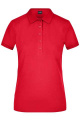 Ladies' Elastic Polo Piqué, red