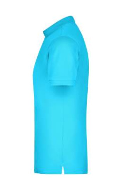 Men's Elastic Polo Piqué, turquoise – James & Nicholson (2)