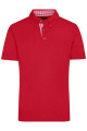 Men's Traditional Polo, red/red-white