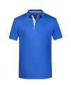 Men's Polo Stripe, royal/white