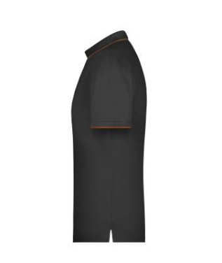 Men's Polo Stripe, black/orange – James & Nicholson (2)
