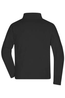 Men's Fleece Jacket, black – James & Nicholson (4)