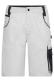 Workwear Bermudas – STRONG, white/carbon