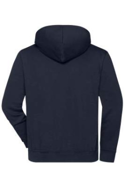 ORGANIC Workwear Half-Zip Hoody OCS Blended, navy – James & Nicholson (4)
