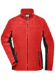 Ladies' Workwear Fleece Jacket – STRONG, red/black