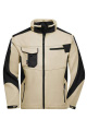 Workwear Softshell Jacket – STRONG, stone/black