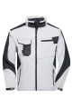 Workwear Softshell Jacket – STRONG, white/carbon