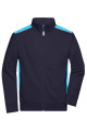 Workwear Sweat Jacket, navy/turquoise