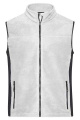 Workwear Fleece Vest – STRONG, white/carbon
