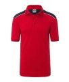 Men's Workwear Polo, red/navy