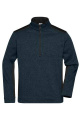 Men's Knitted Workwear Fleece Half-Zip – STRONG, navy/navy