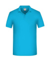 Men's ORGANIC Workwear Polo OCS Blended, turquoise