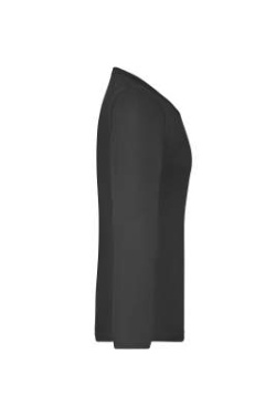 Mittelschweres Langarmshirt für Damen, black - James & Nicholson (3)