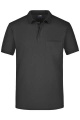 Men's Polo Pocket, black