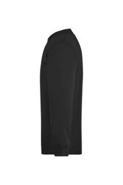 Men's Round Sweat Pocket, black – James & Nicholson (2)