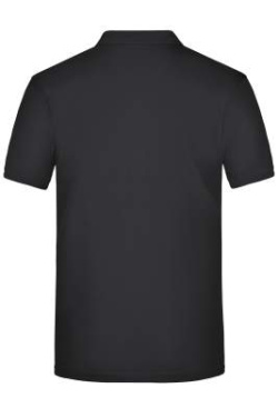 Men's Plain Polo, black/black-white – James & Nicholson (4)