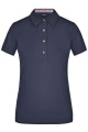 Ladies' Plain Polo, navy/red-navy-white