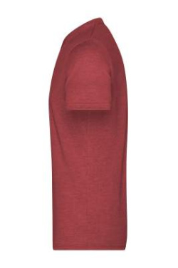Men's Heather T-Shirt, wine-melange – James & Nicholson (2)