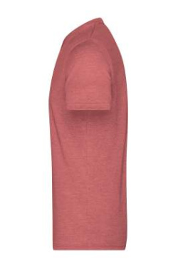 Men's Heather T-Shirt, red-melange – James & Nicholson (2)