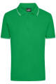 Men's Polo, fern-green/white
