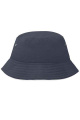 Fisherman Piping Hat for Kids, navy/white