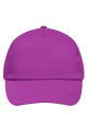 5 Panel Promo Cap Lightly Laminated, purple