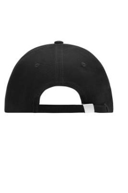 Half-Pipe Cap mit kontrastfarbener Schirmkante, black/white/dark-green - Myrtle Beach (4)