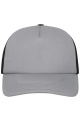 5 Panel Polyester Mesh Cap, dark-grey/black