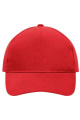 5 Panel Cap Heavy Cotton, red