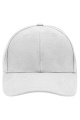 6 Panel Raver Cap Laminated, white
