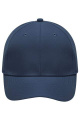 6 Panel Polyester Peach Cap, navy