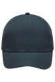 6 Panel Polyester Peach Cap, iron-grey