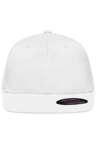 Flexfit® Flat Peak Cap, white – Myrtle Beach (1)