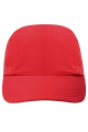3 Panel Cap, red