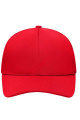 6 Panel Sport Mesh Cap, red