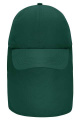 6 Panel Cap with Neck Guard, dark-green