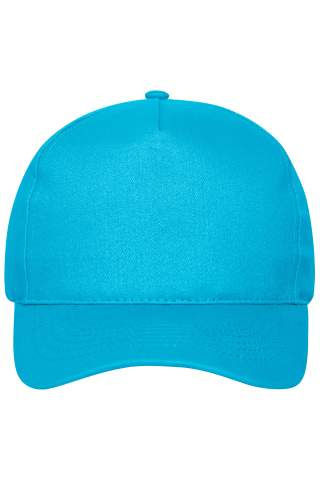 5 Panel Cap Organic Cotton, turquoise – Myrtle Beach (1)