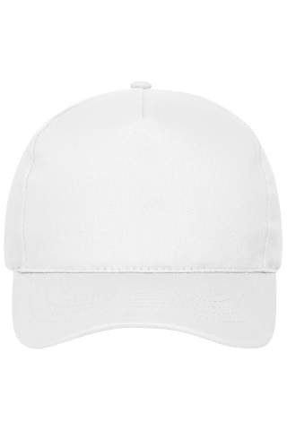 5 Panel Cap Organic Cotton, white – Myrtle Beach (1)